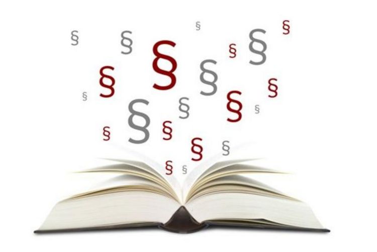 Gesetzesbuch Veranschauung von Gesetzesbuch